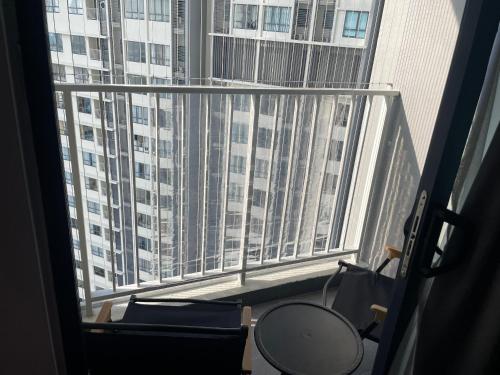 a view of a large window in a building at RaaNest, Sunsuria Forum in Shah Alam
