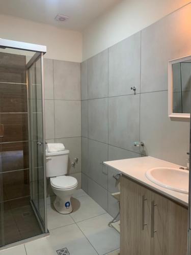 Ένα μπάνιο στο Hotel Boutique La Casona