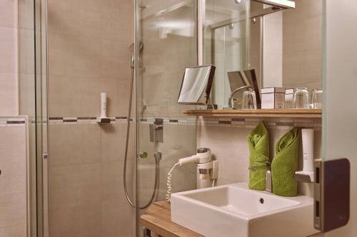 Kúpeľňa v ubytovaní Hotel Sonnalp