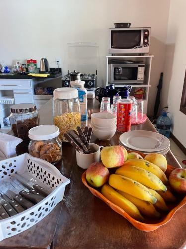 Kuchyň nebo kuchyňský kout v ubytování Pousada Dutra