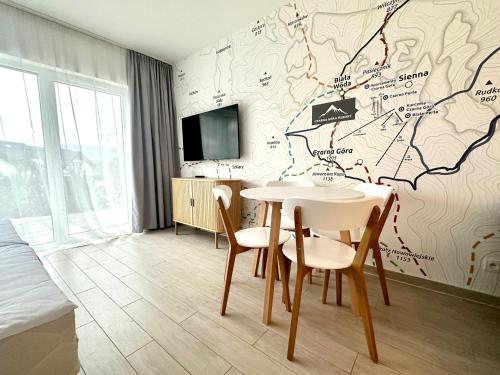 Apartament z tarasem w Czarna Góra Resort - Livigno - Sienna