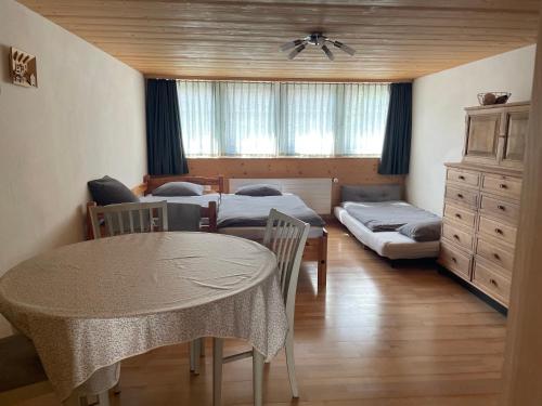 Postel nebo postele na pokoji v ubytování Bijou 2 hübsche 1 Zimmer Wohnung