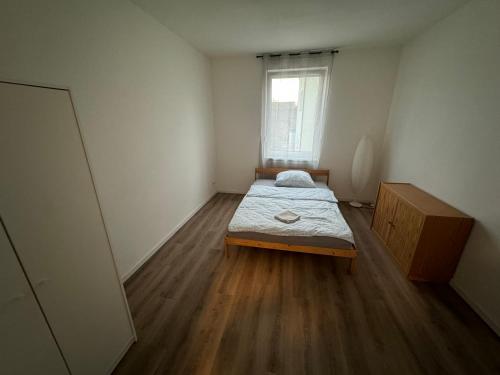 Katil atau katil-katil dalam bilik di Gemütliches Zimmer in Rheinnähe