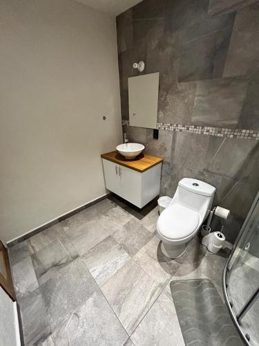 Condesa Metepec loft y jardínにあるバスルーム