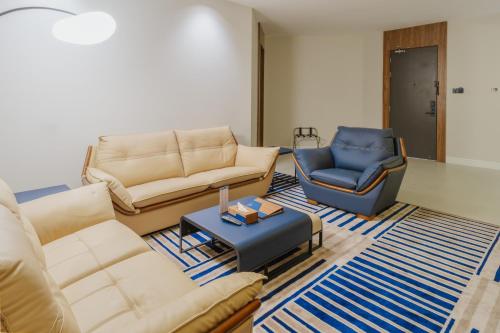 Posezení v ubytování Modrest Hotel
