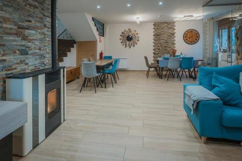 A seating area at La Olma