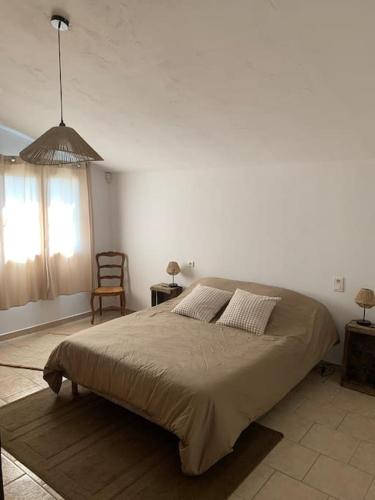 Llit o llits en una habitació de Location maison provençale