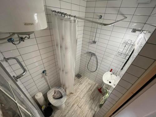 Phòng tắm tại Újkisház cottage - Budapest