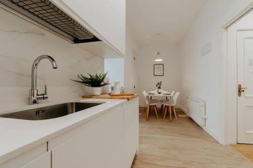 Nhà bếp/bếp nhỏ tại Apartamento Esencia San Vicente de la Sonsierra