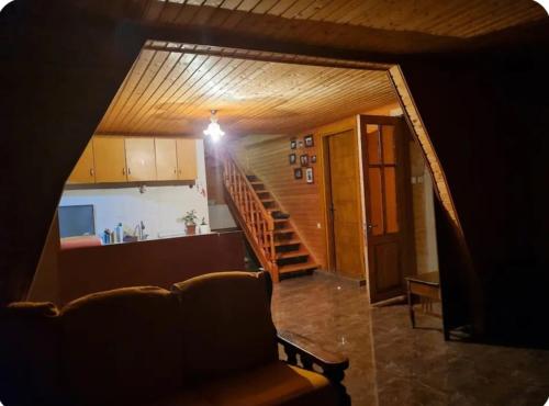 Η κουζίνα ή μικρή κουζίνα στο Lux Apartmant Tea