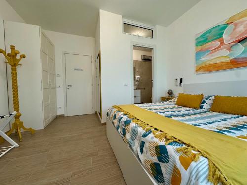 Postel nebo postele na pokoji v ubytování Monti Tiburtini Roma Guest House