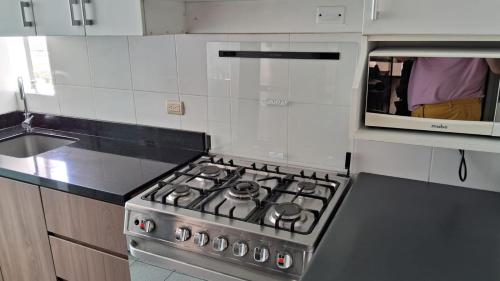 Kuchyň nebo kuchyňský kout v ubytování LA POSADA DE GUILLE LUXURY 2 HABITACIONES - Surco