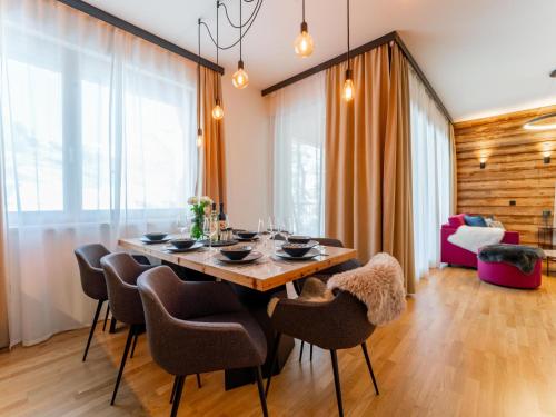 Χώρος καθιστικού στο Zirbenlodge Sonnenalpe Nassfeld