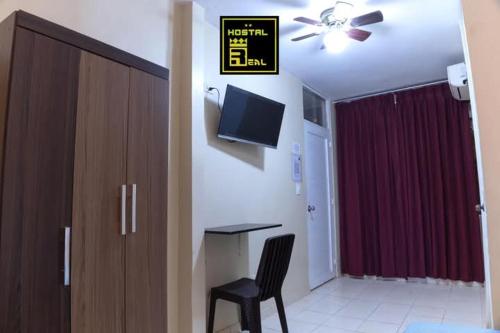 TV a/nebo společenská místnost v ubytování Hostal Real Piura - Oficial