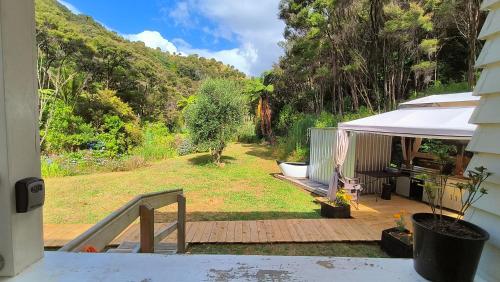 Zahrada ubytování Wainui bush retreat