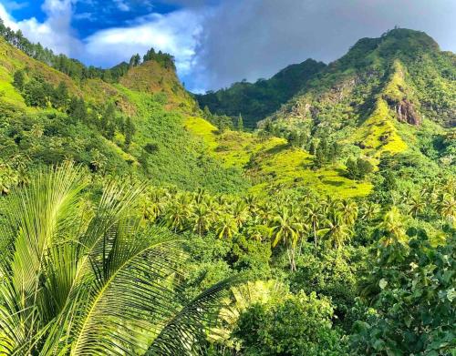 Un paisaje natural cerca de la villa