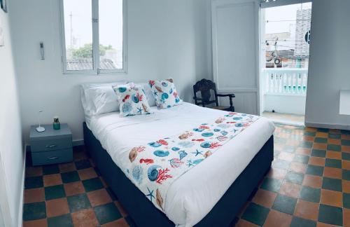 Voodi või voodid majutusasutuse Casa Turbay toas