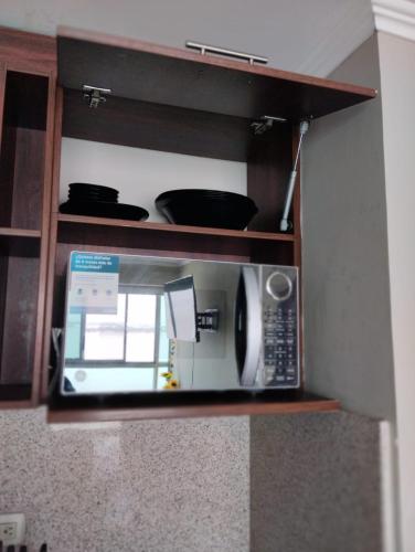 Dapur atau dapur kecil di luxuri suite vista al rio