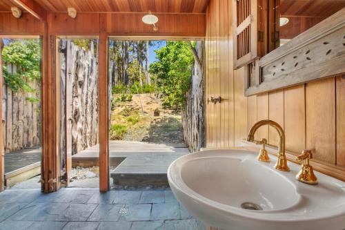 Koupelna v ubytování Island Cottage - Bruny Island