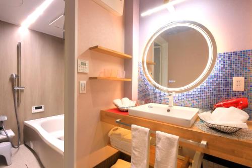 Ванная комната в 竹のお宿