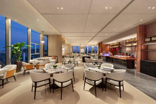 Χώρος καθιστικού στο Crowne Plaza Jingmen by IHG