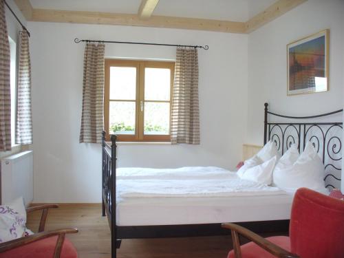 Postel nebo postele na pokoji v ubytování Mitschighof - Apartments und Pension - Heidis-Welt, Mitschig