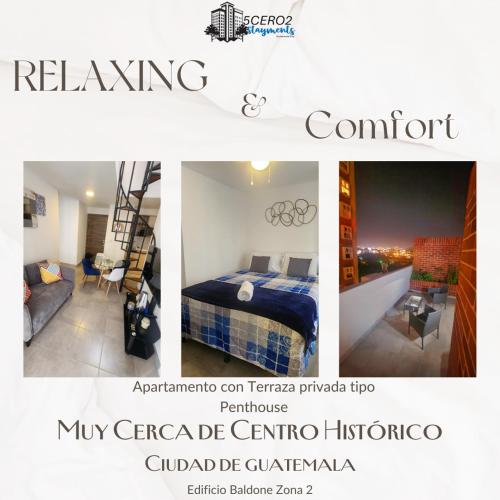 5CERO2 STAYMENTS - Hermoso y Cómodo Apartamento Tipo penthouse