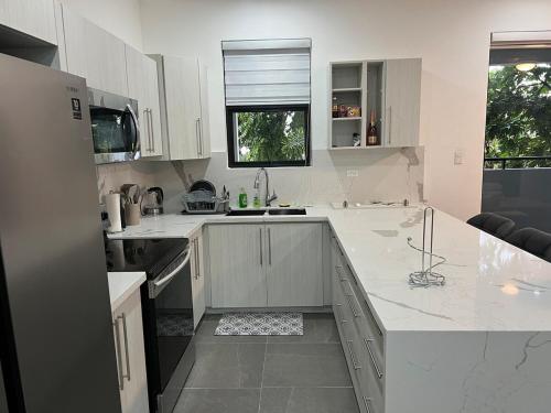 Η κουζίνα ή μικρή κουζίνα στο Luxury Executive Condo