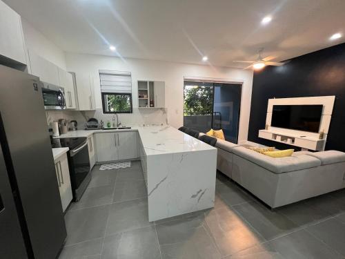 Η κουζίνα ή μικρή κουζίνα στο Luxury Executive Condo