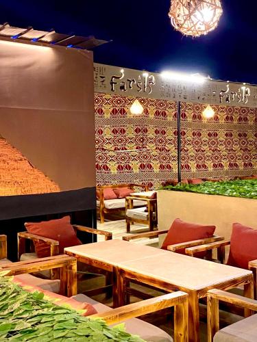 Zona de estar de Farsha Pyramids Inn