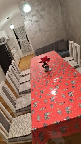 Posezení v ubytování Casa Cristiana Moisei