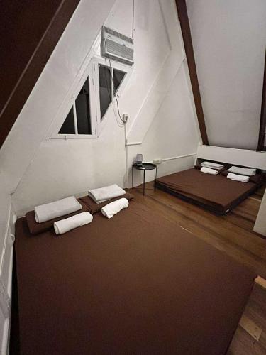 Cama o camas de una habitación en Porta Kwatro