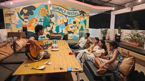 Posezení v ubytování Summer Hostel