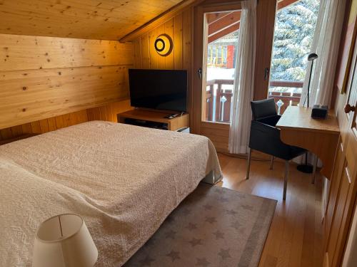 Postel nebo postele na pokoji v ubytování Penthouse Apartment Guimauve 312