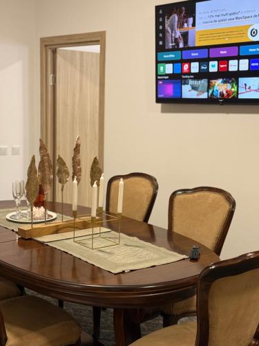 TV/trung tâm giải trí tại Muha ApartHotel