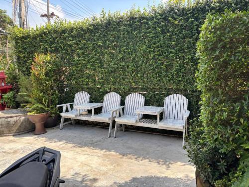 Κήπος έξω από το Hotel Rung Phangan
