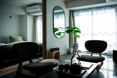 Zen apartment in central Tokyo
