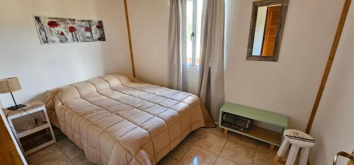 Postel nebo postele na pokoji v ubytování Cabañas Entre Cumbres