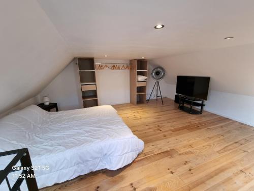 Katil atau katil-katil dalam bilik di Charming Pyrenees house
