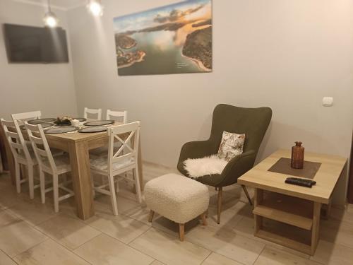 Χώρος καθιστικού στο Apartament Karpetówka