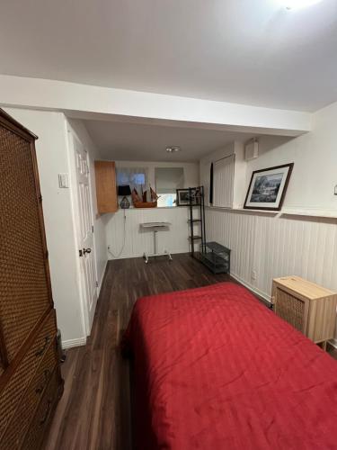 Ένα ή περισσότερα κρεβάτια σε δωμάτιο στο Maison de chambre Evry
