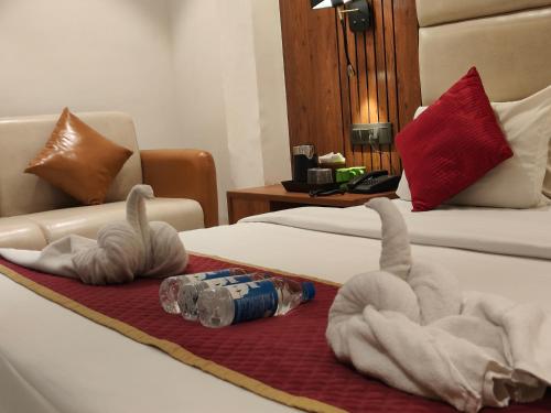 Ruang duduk di Hotel Anand Palace