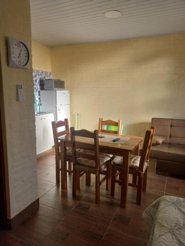 Kuchyň nebo kuchyňský kout v ubytování Hospedaje Fassani