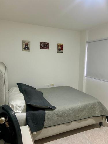 Postel nebo postele na pokoji v ubytování Apartamento remodelado, amplio y comodo