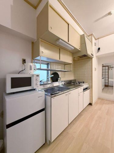 Dai3kuboi by b hotel - 1BR Near Peace Park Kitchen & Amenities for Long Stay