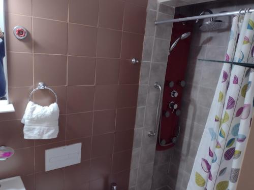 Koupelna v ubytování Aladino Cabañas
