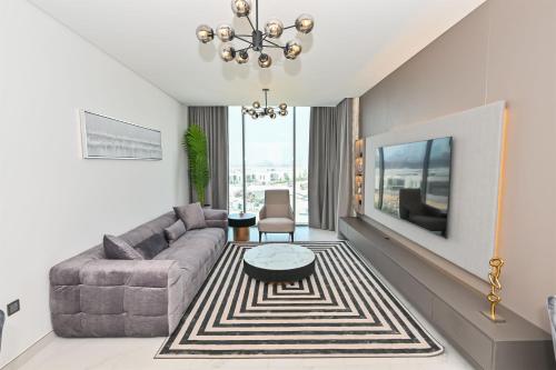 Spacious 1BR with Burj Khalifa View in District One Meydan