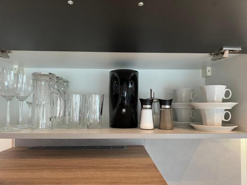Kemudahan buat kopi dan teh di B&B’s im Aischgrund