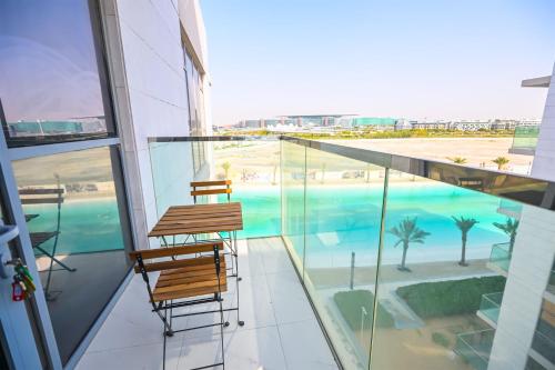 1BR with Lagoon Views in District One Meydan