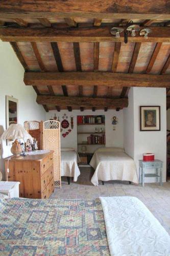 Χώρος καθιστικού στο Agriturismo Montesalce